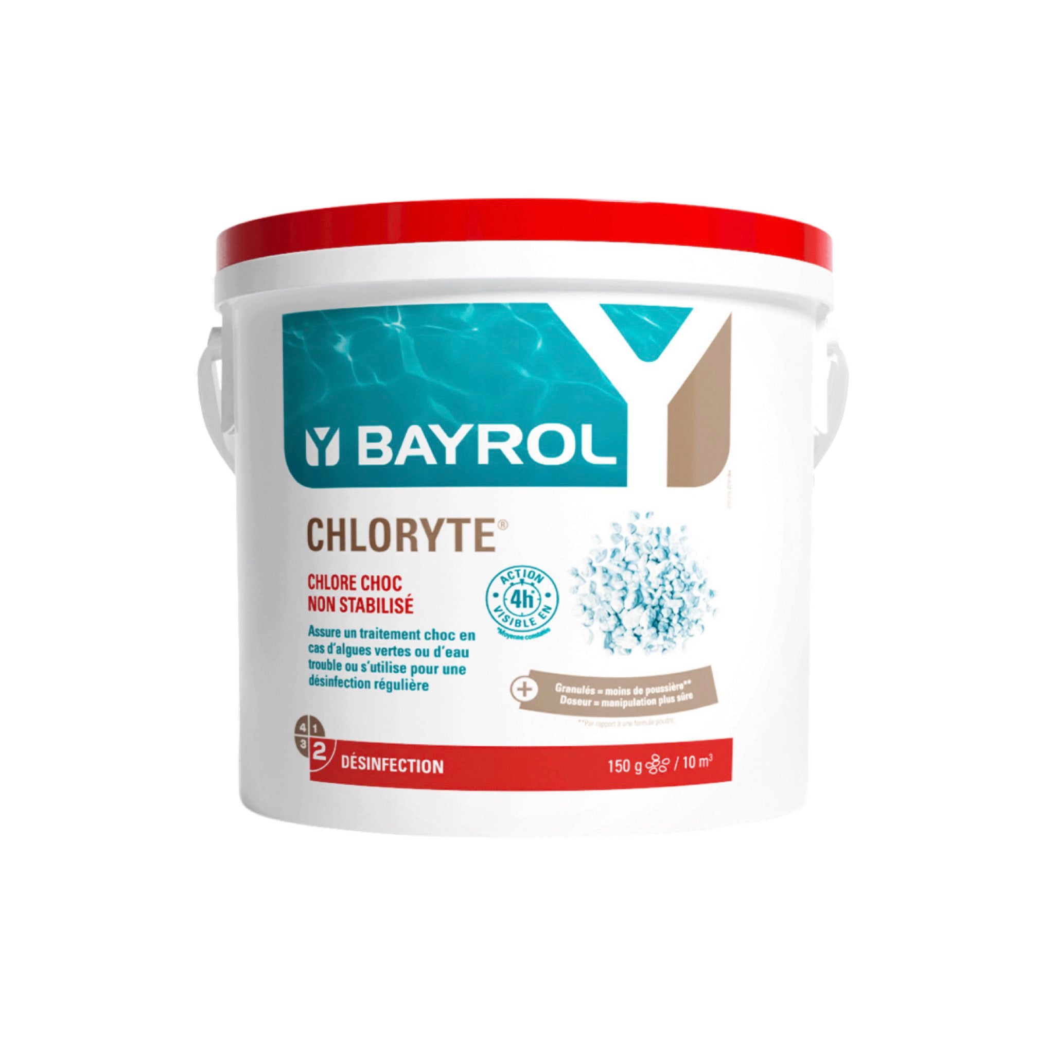 BAYROL Chloryte – Chlor-Schockgranulat für klares Poolwasser