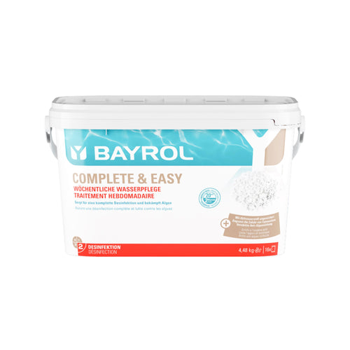 BAYROL Complete & Easy – Packshot vor weißem Hintergrund