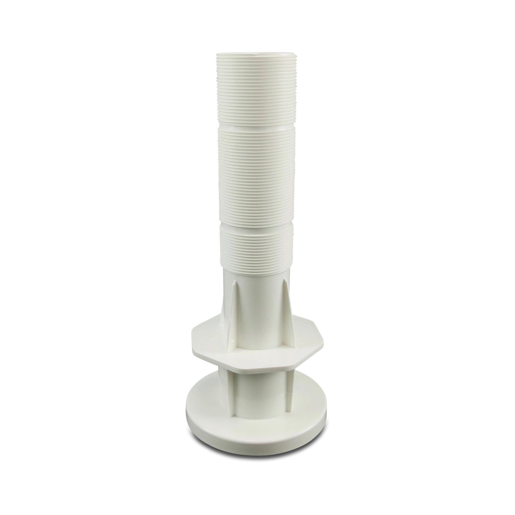 Flotide Mauerdurchführung in Weiß mit 50 mm x 2 Zoll Anschluss und 300,30 mm Länge