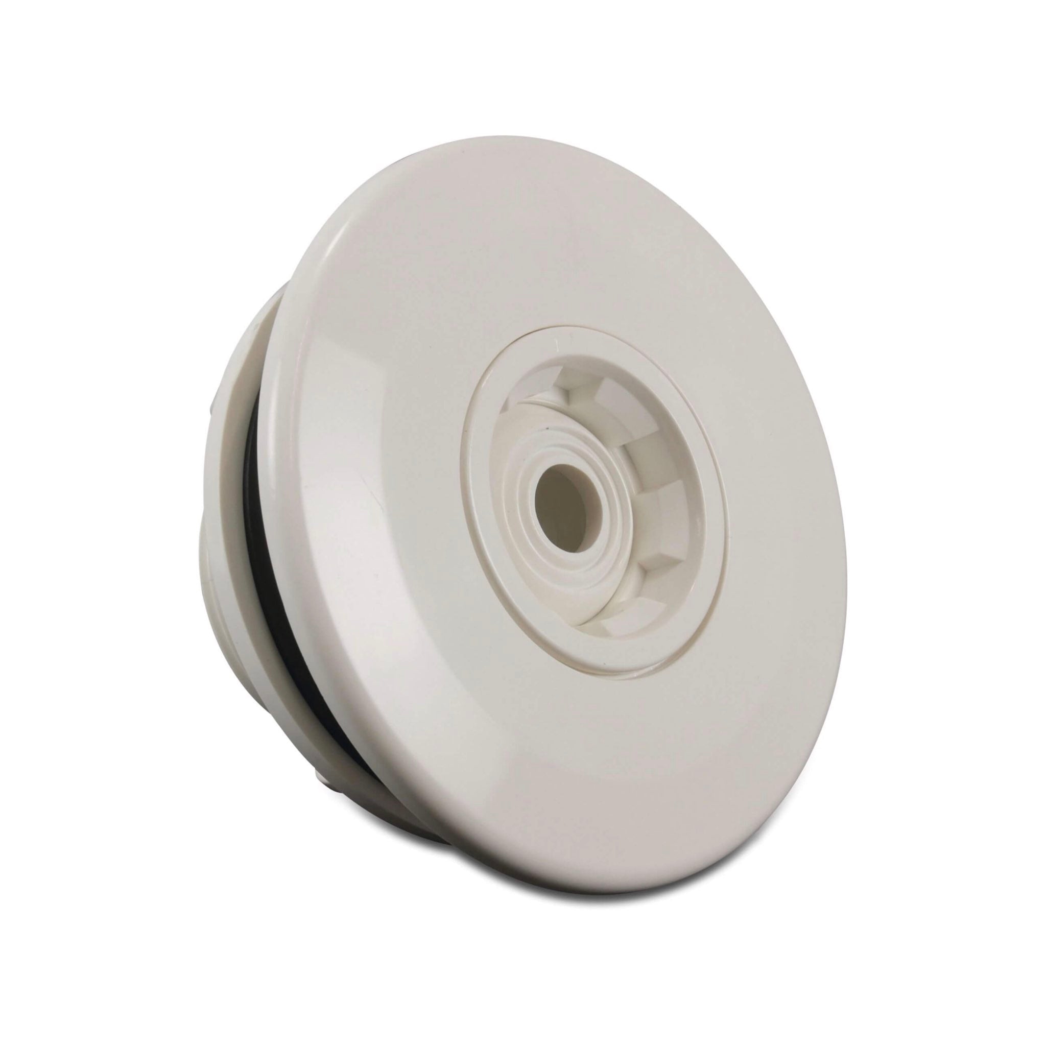 Flotide verstellbare Einlaufdüse in Weiß mit 50 mm x 2 Zoll Anschluss und 14 mm Düse