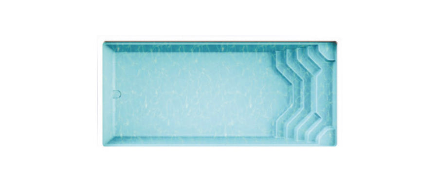 Poolbecken ISCHIA – Rechteckige Einstückbecken, 3,30 x 7,00 x 1,53 m