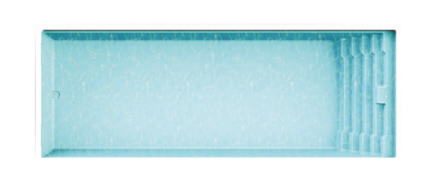 Poolbecken KOS – Rechteckige Einstückbecken, 4,00 x 10,50 x 1,53 m