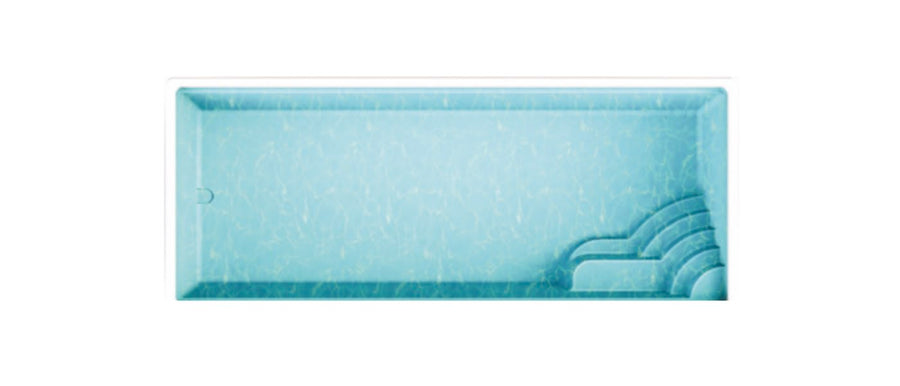 Poolbecken MALLORCA 80 – Rechteckige Einstückbecken, 3,30 x 8,00 x 1,53 m