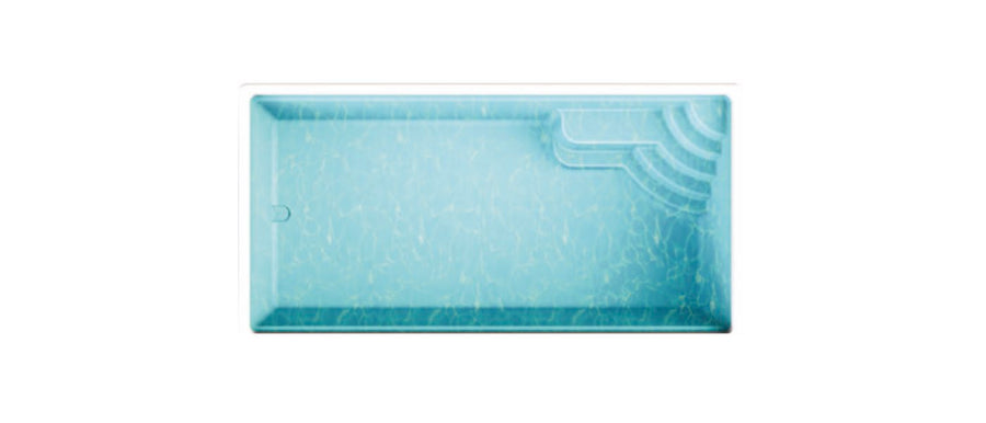 Poolbecken MENORCA 64 – Rechteckige Einstückbecken, 3,30 x 6,40 x 1,53 m