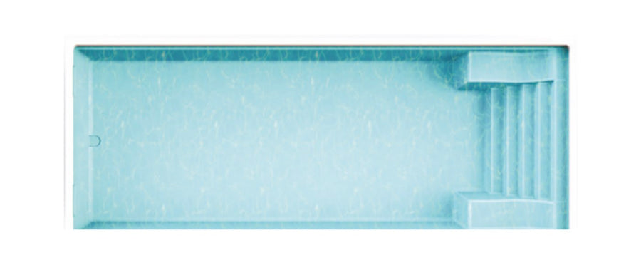 Poolbecken PALMA – Rechteckige Einstückbecken, 4,00 x 10,00 x 1,53 m